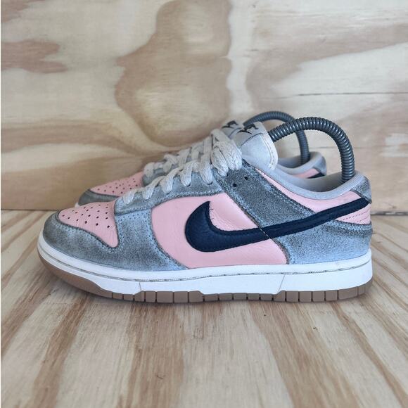 Nike - Dunk Low Glacier - Sneakers - Gray/Pink - Women's - 7 - HJ7341-474 - Picture 3 of 9